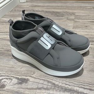 NIB UGG Charcoal Gray Neutra Logo Sneakers